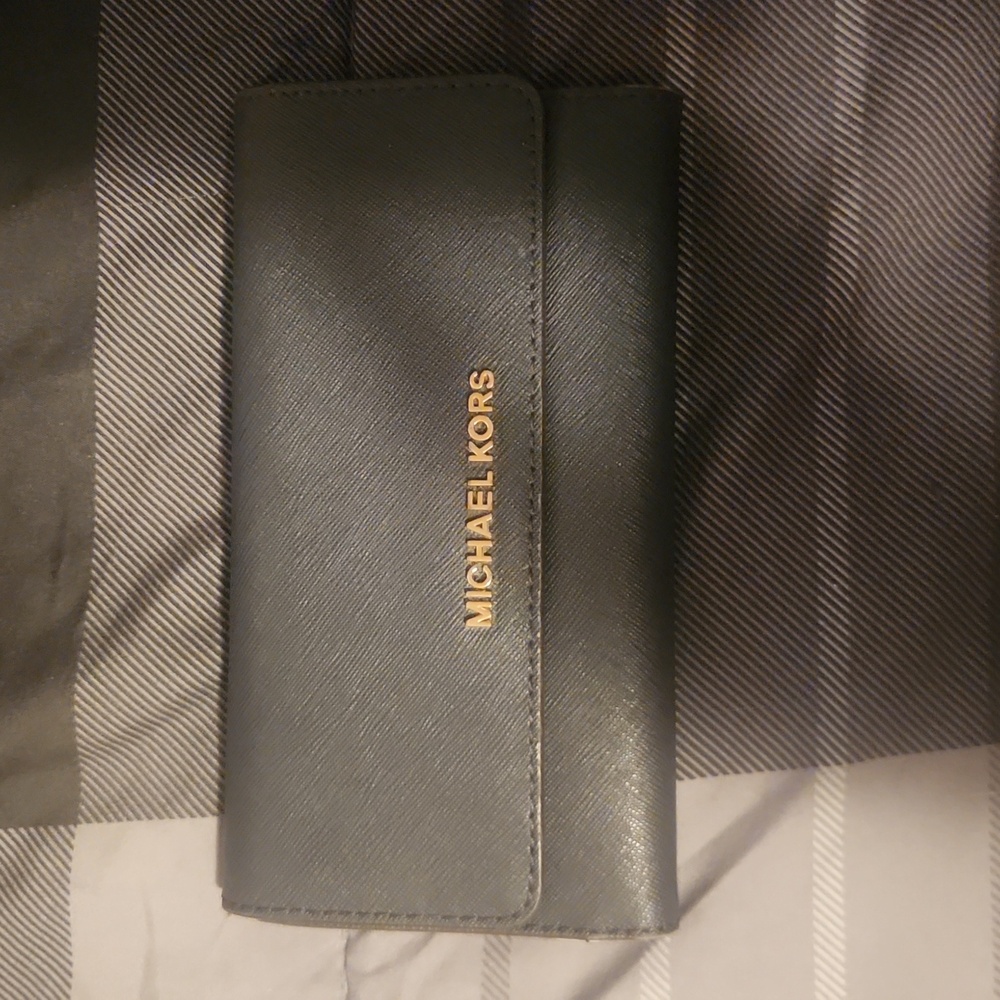 Navy blue Michael Kors wallet